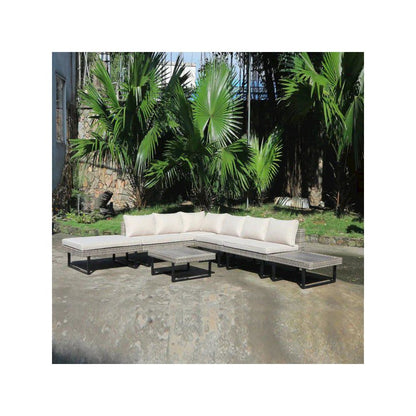 Outdoor Corner Patio Sectional & Tables