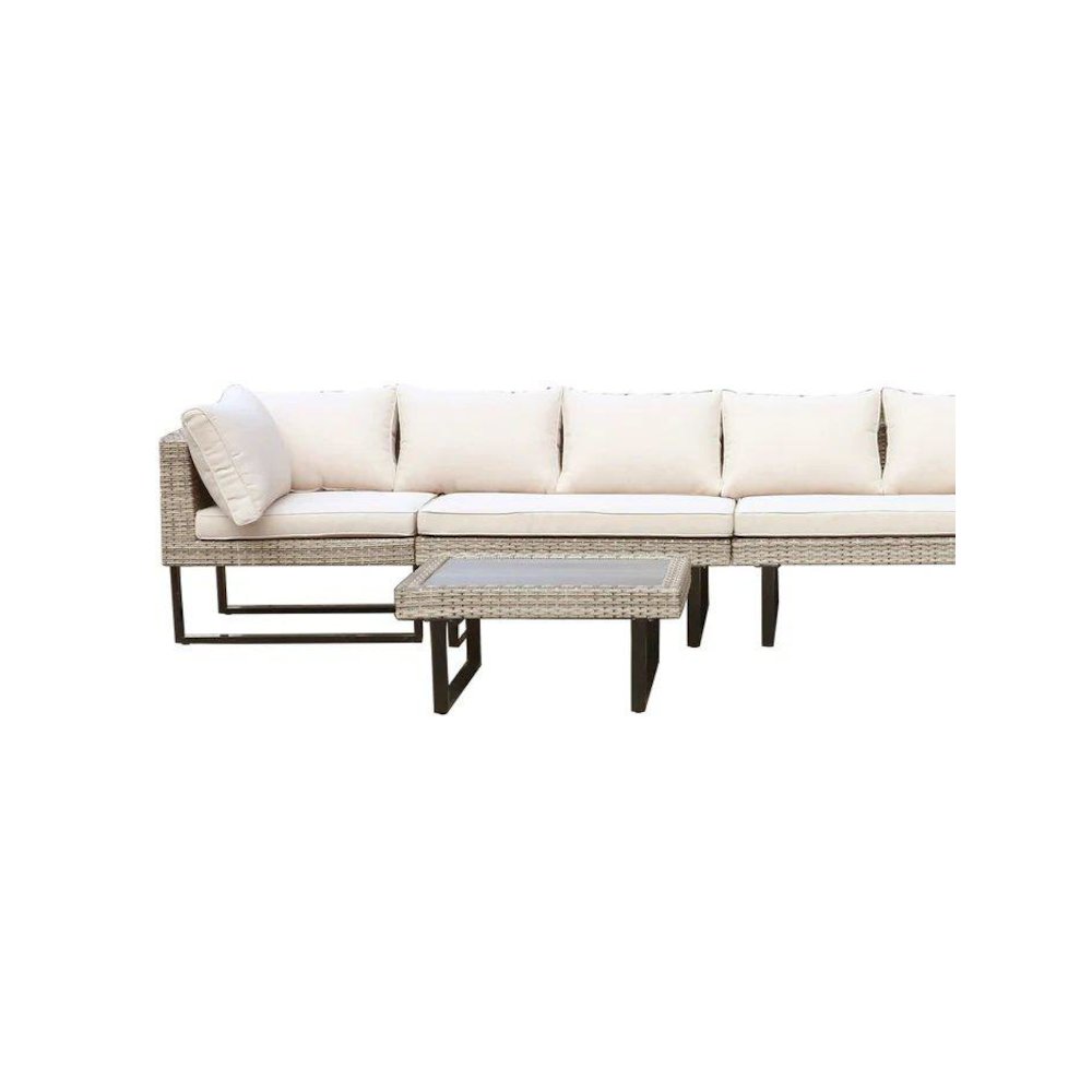 Outdoor Corner Patio Sectional & Tables