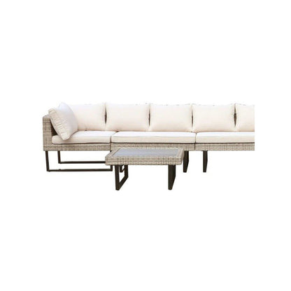 Outdoor Corner Patio Sectional & Tables