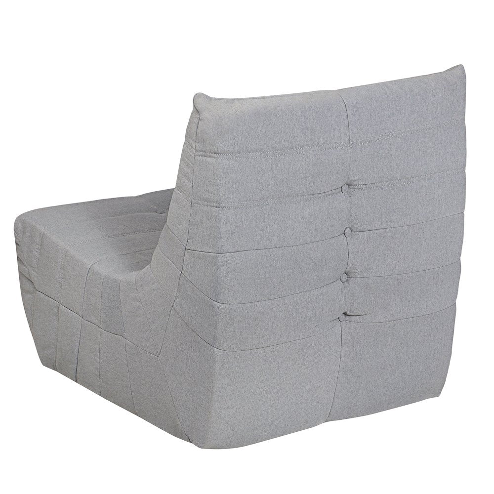 Gray Compressed Foam Chair