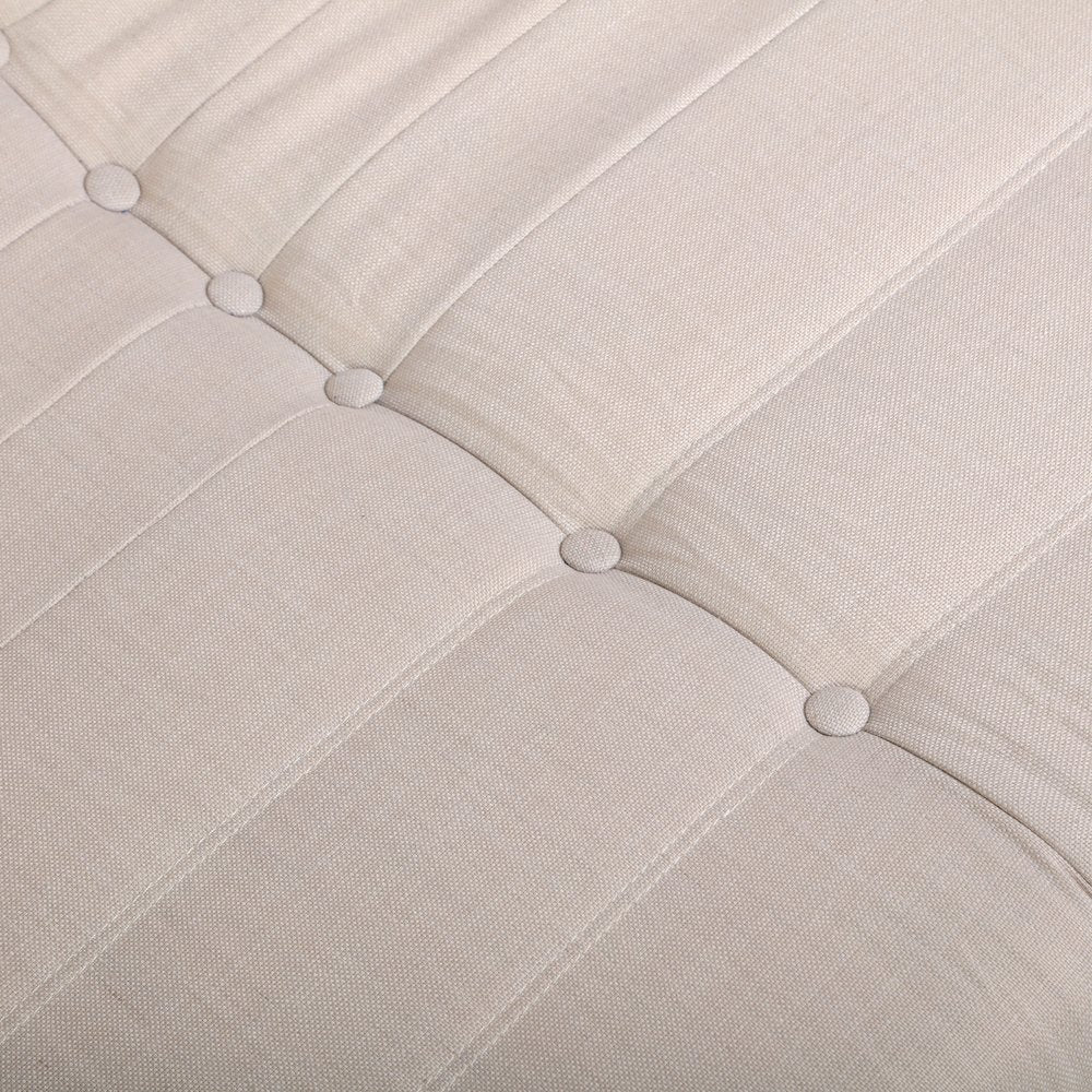 Beige Compressed Foam Sofa