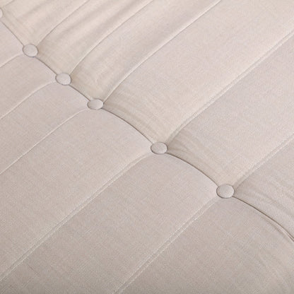 Beige Compressed Foam Sofa