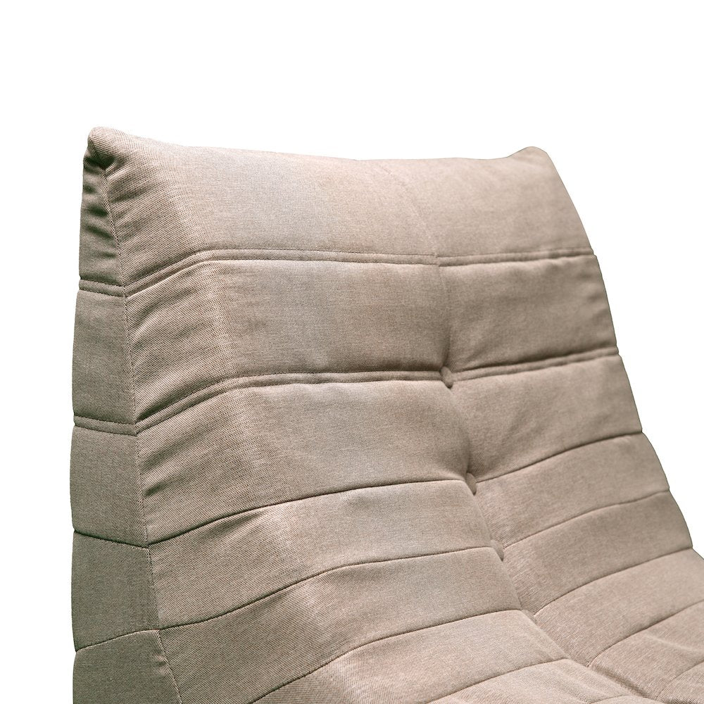 Brown Outdoor Compressed Foam Chair