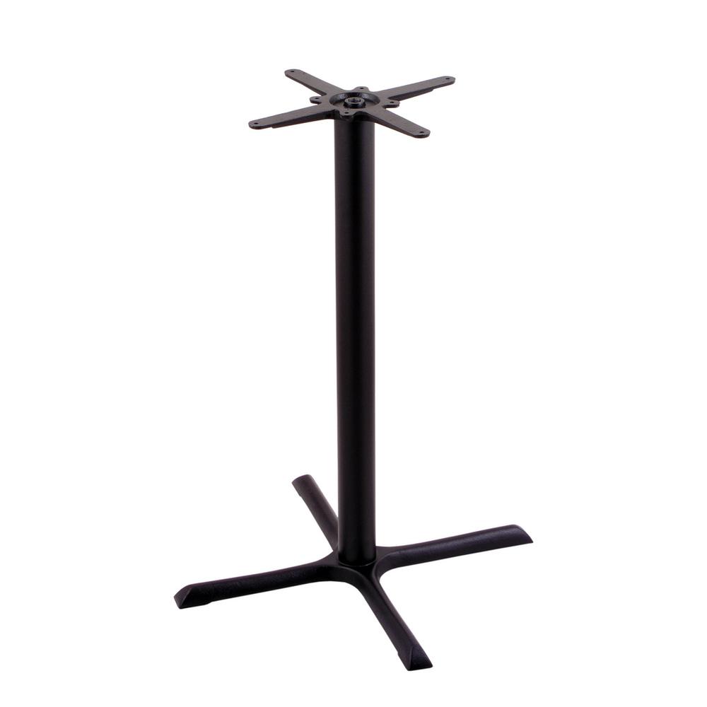 211 Black Cast Iron Bar Height Base with 30" x 30" X-Style Foot