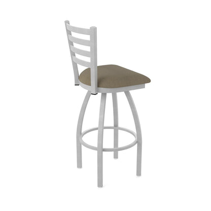 410 Jackie 36" Swivel Bar Stool with Anodized Nickel Finish and Graph Cork Seat
