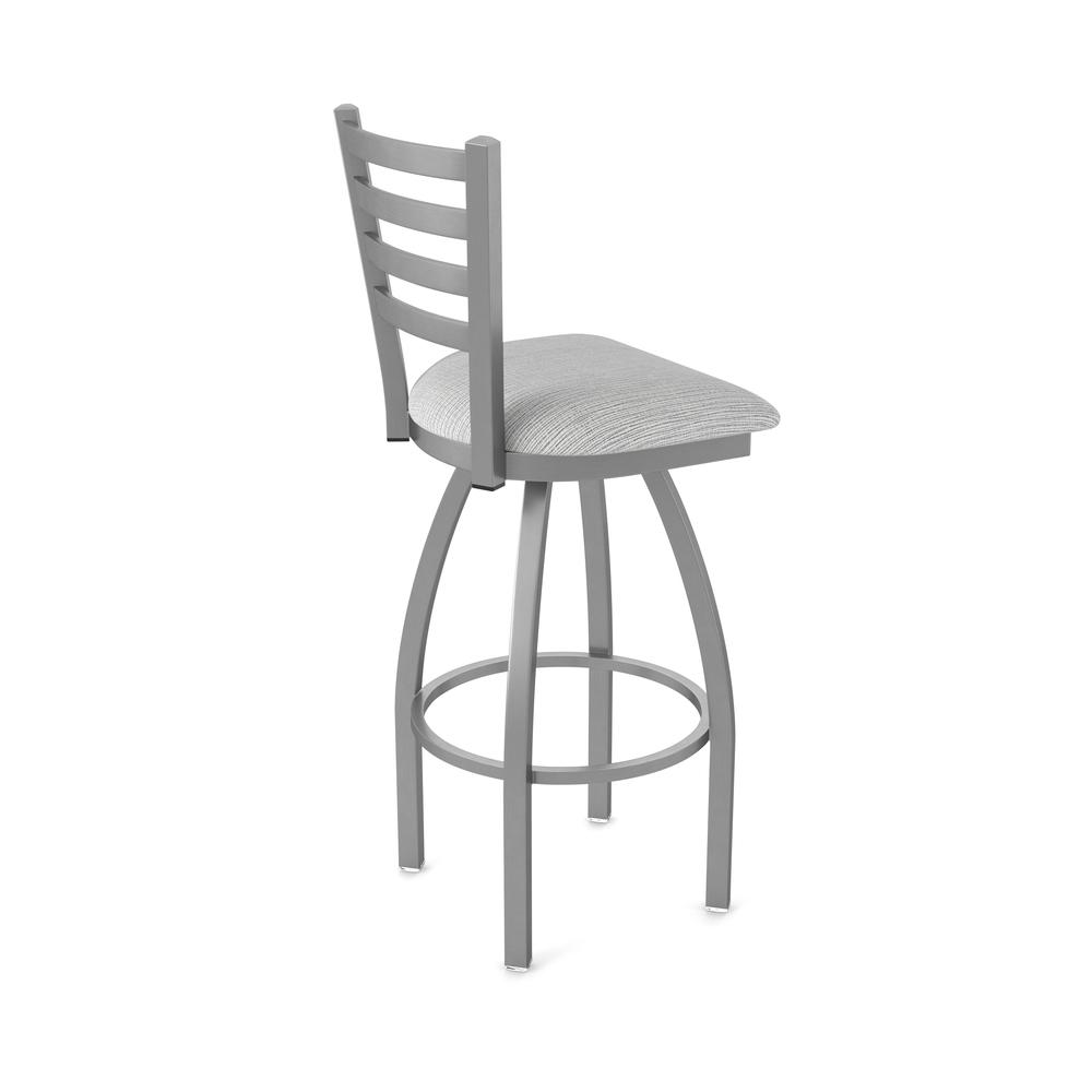 410 Jackie Stainless Steel 30" Swivel Bar Stool with Graph Alpine Seat