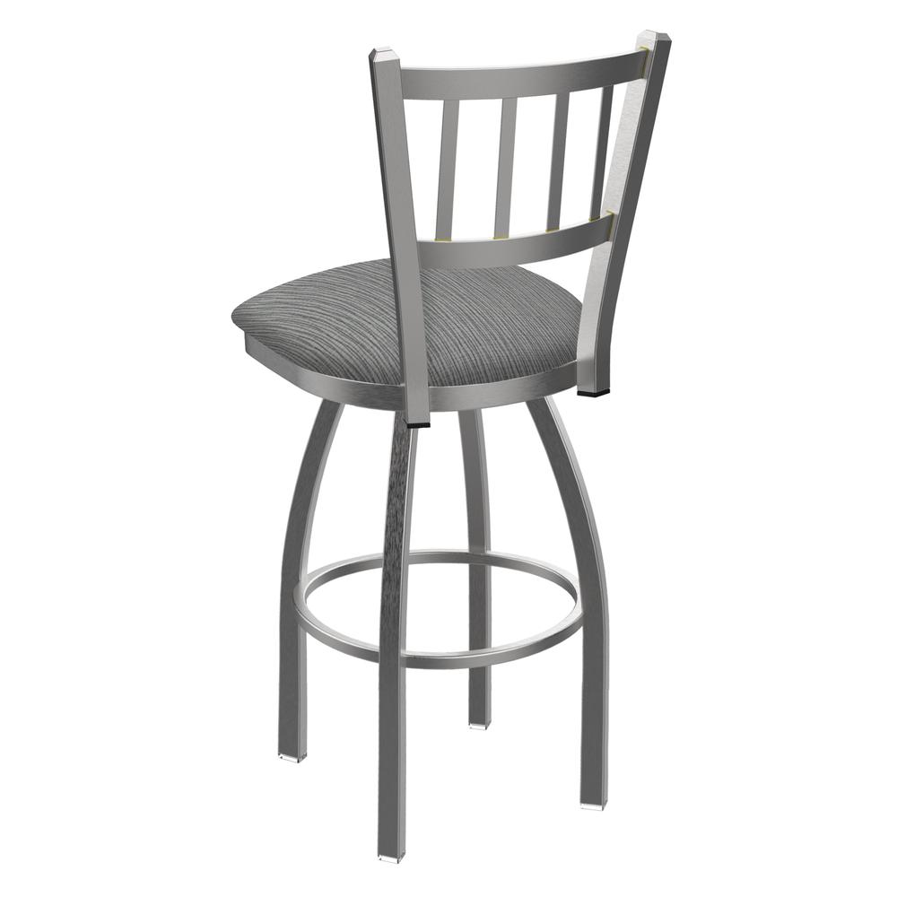 810 Contessa Stainless Steel 30" Swivel Bar Stool with Graph Alpine Seat