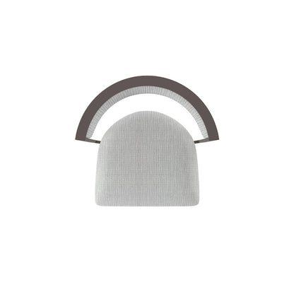 Swivel Bar Stool with Bronze Finish and Graph Alpine Seat and Back