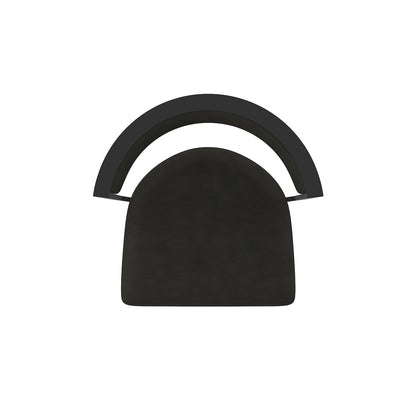 Swivel Bar Stool with Black Wrinkle Finish and Canter Espresso Seat and Back