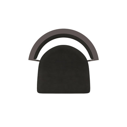 Swivel Bar Stool with Bronze Finish and Canter Espresso Seat and Back