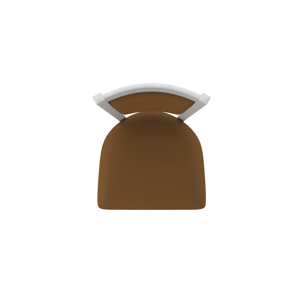 Swivel Bar Stool with Anodized Nickel Finish and Canter Thatch Seat and Back