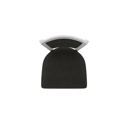 Swivel Bar Stool with Anodized Nickel Finish and Canter Espresso Seat and Back