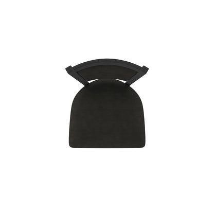 Swivel Bar Stool with Black Wrinkle Finish and Canter Espresso Seat and Back