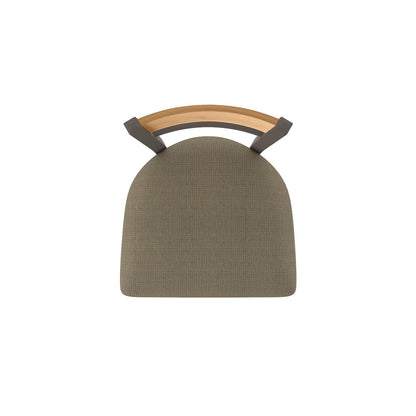 30" Swivel Bar Stool, Bronze Finish, Medium Back, Graph Cork Seat