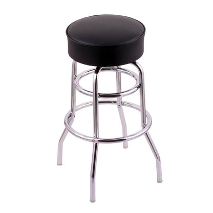 C7C1 Classic Series 30" Bar Stool with Chrome Finish, Black Vinyl Seat, and 360 swivel
