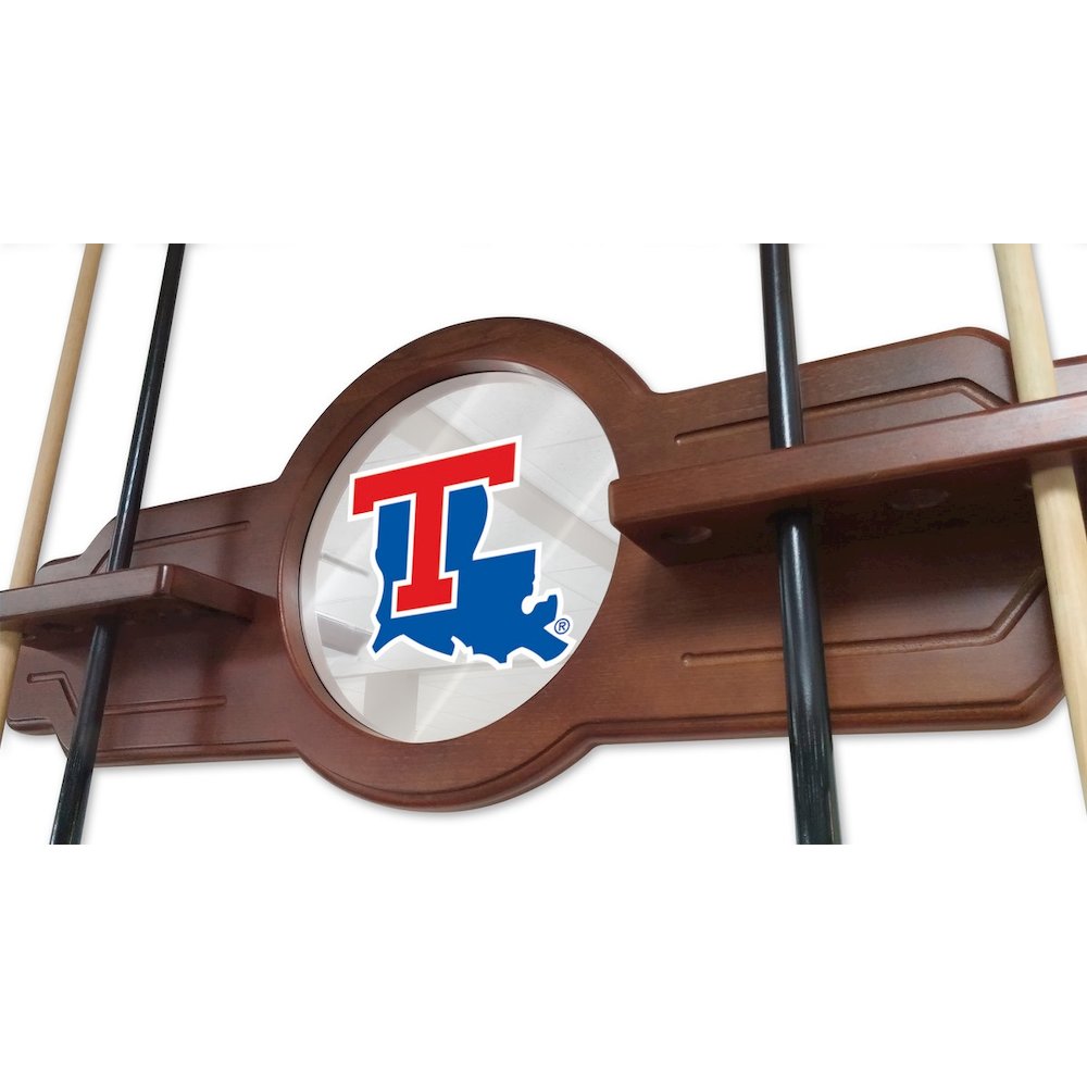 Louisiana Tech Cue Rack in Chardonnay Finish