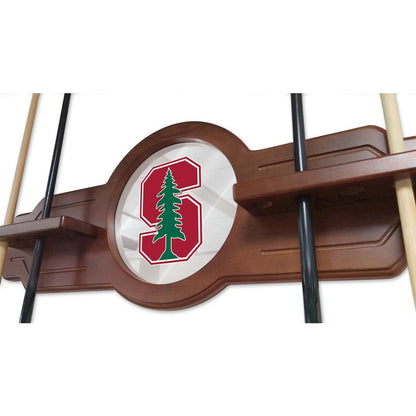 Stanford Cue Rack in Chardonnay Finish