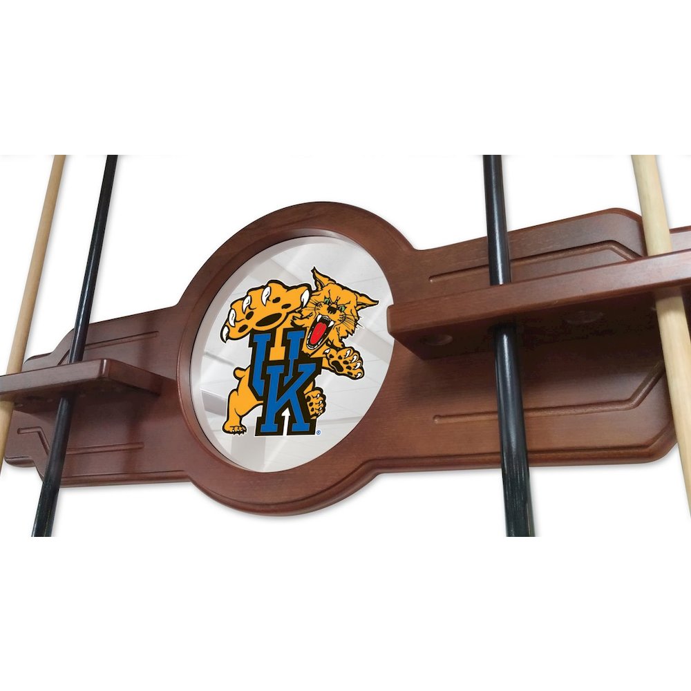 Kentucky "Wildcat" Cue Rack in Chardonnay Finish