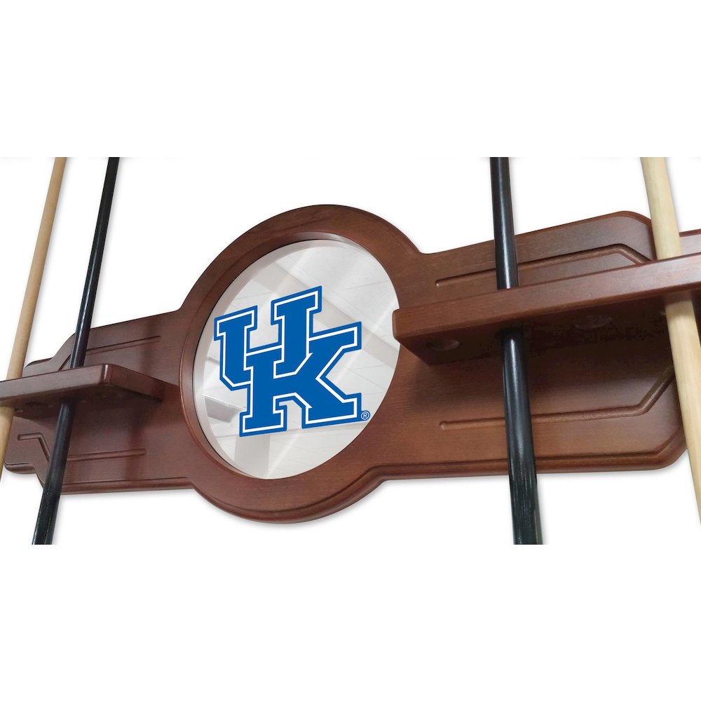 Kentucky "UK" Cue Rack in Chardonnay Finish