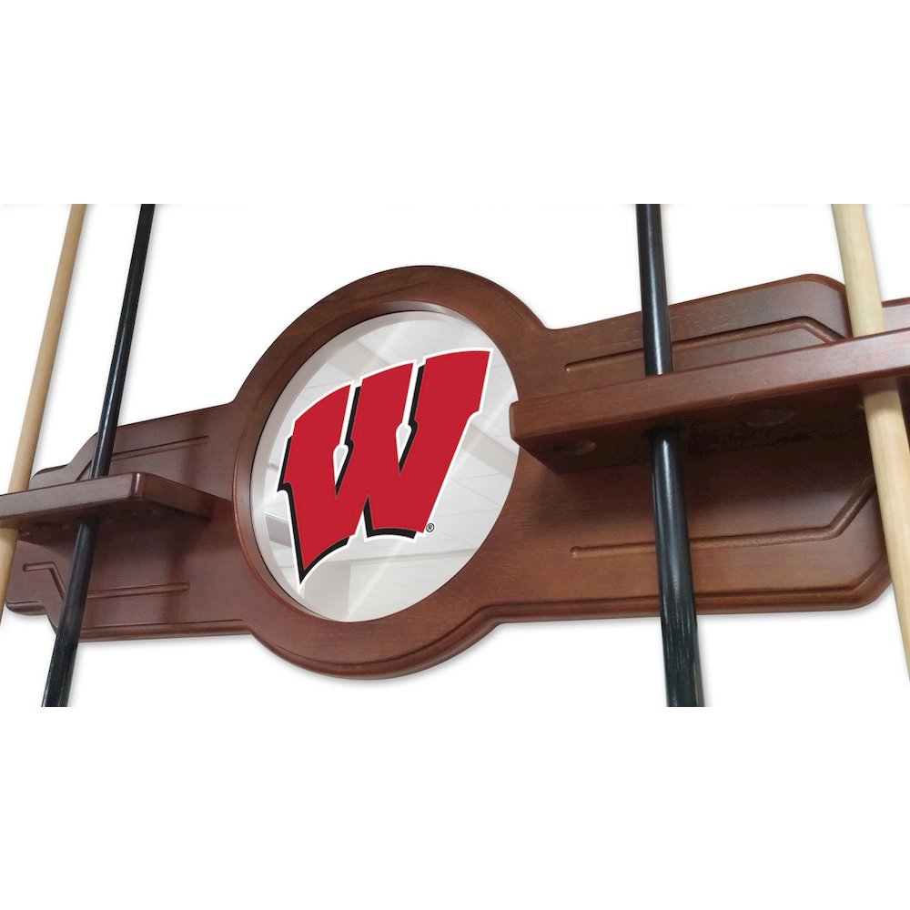 Wisconsin "W" Cue Rack in Chardonnay Finish