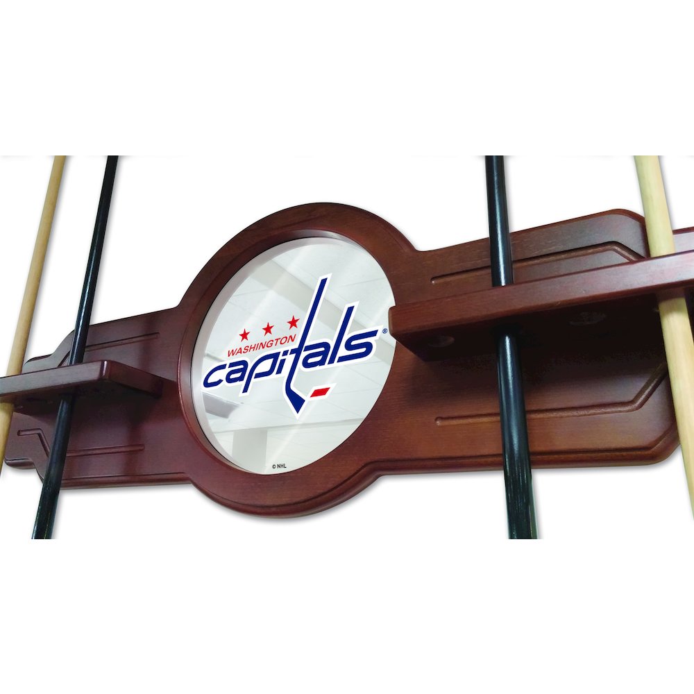 Washington Capitals Cue Rack in Chardonnay Finish