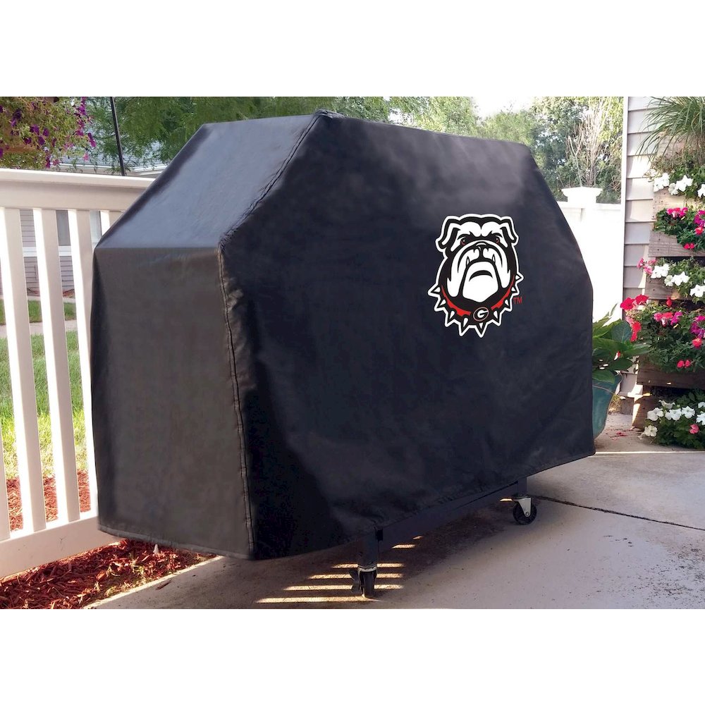 72" Georgia "Bulldog" Grill Cover by Covers by HBS