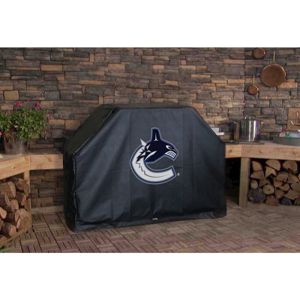 72" Vancouver Canucks Grill Cover by Covers by HBS