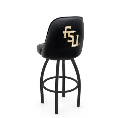 Logo Grizzly Florida State (Script) Swivel Bar Stool