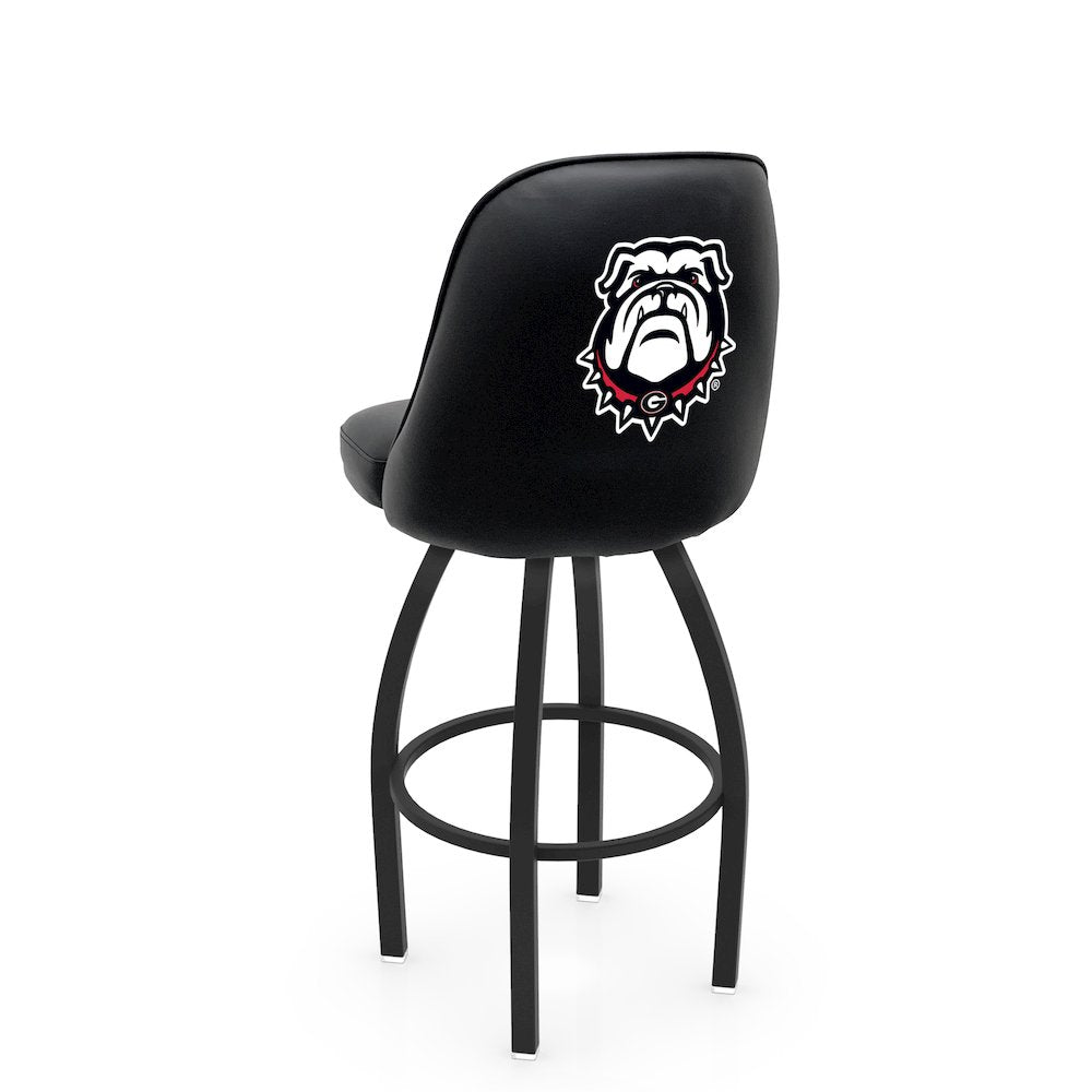 Logo Grizzly Georgia "Bulldog" Swivel Bar Stool