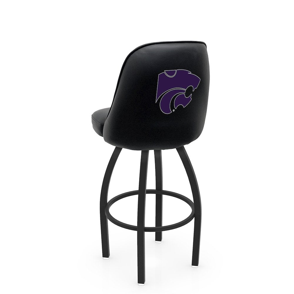 Logo Grizzly Kansas State Swivel Bar Stool