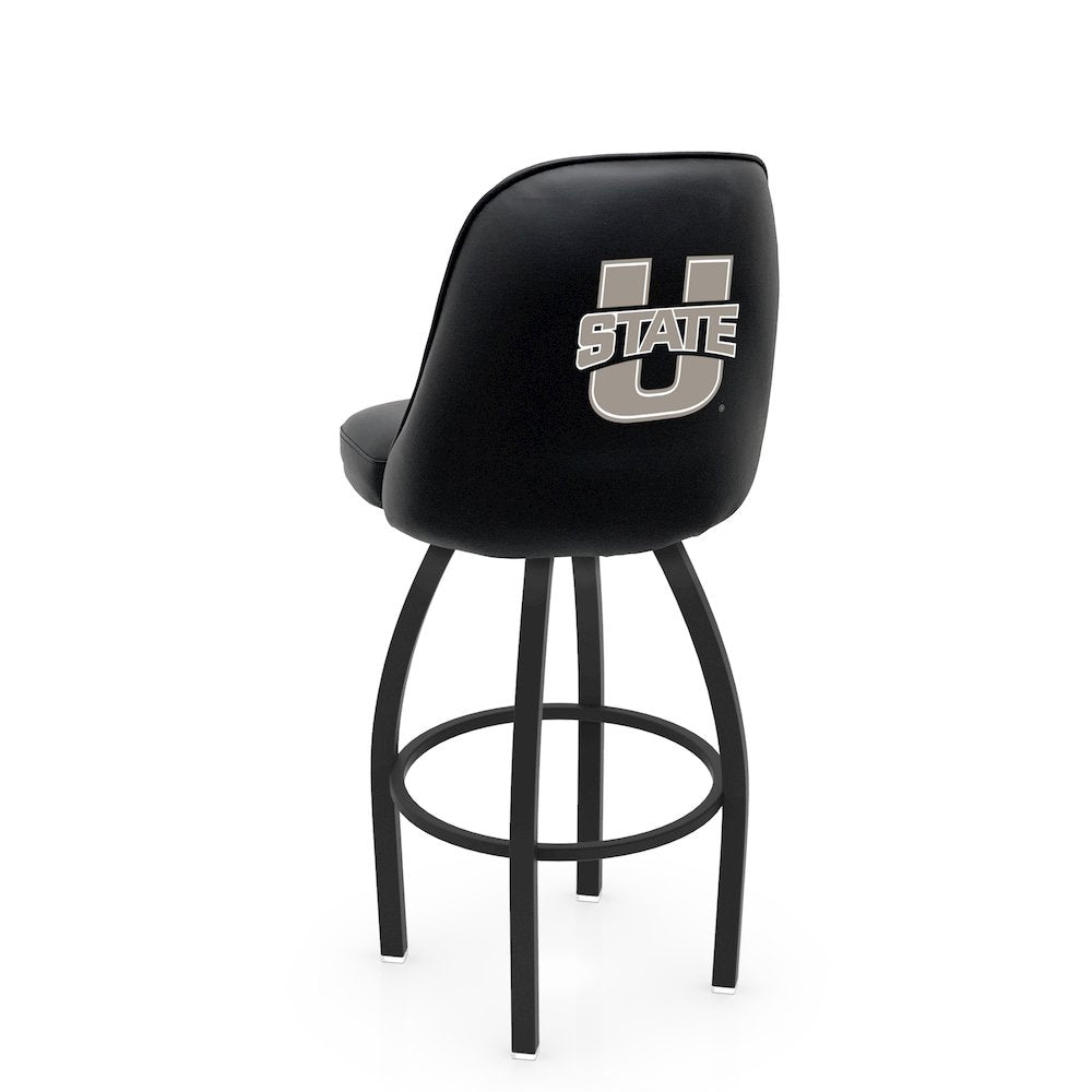 Logo Grizzly Utah State Swivel Bar Stool