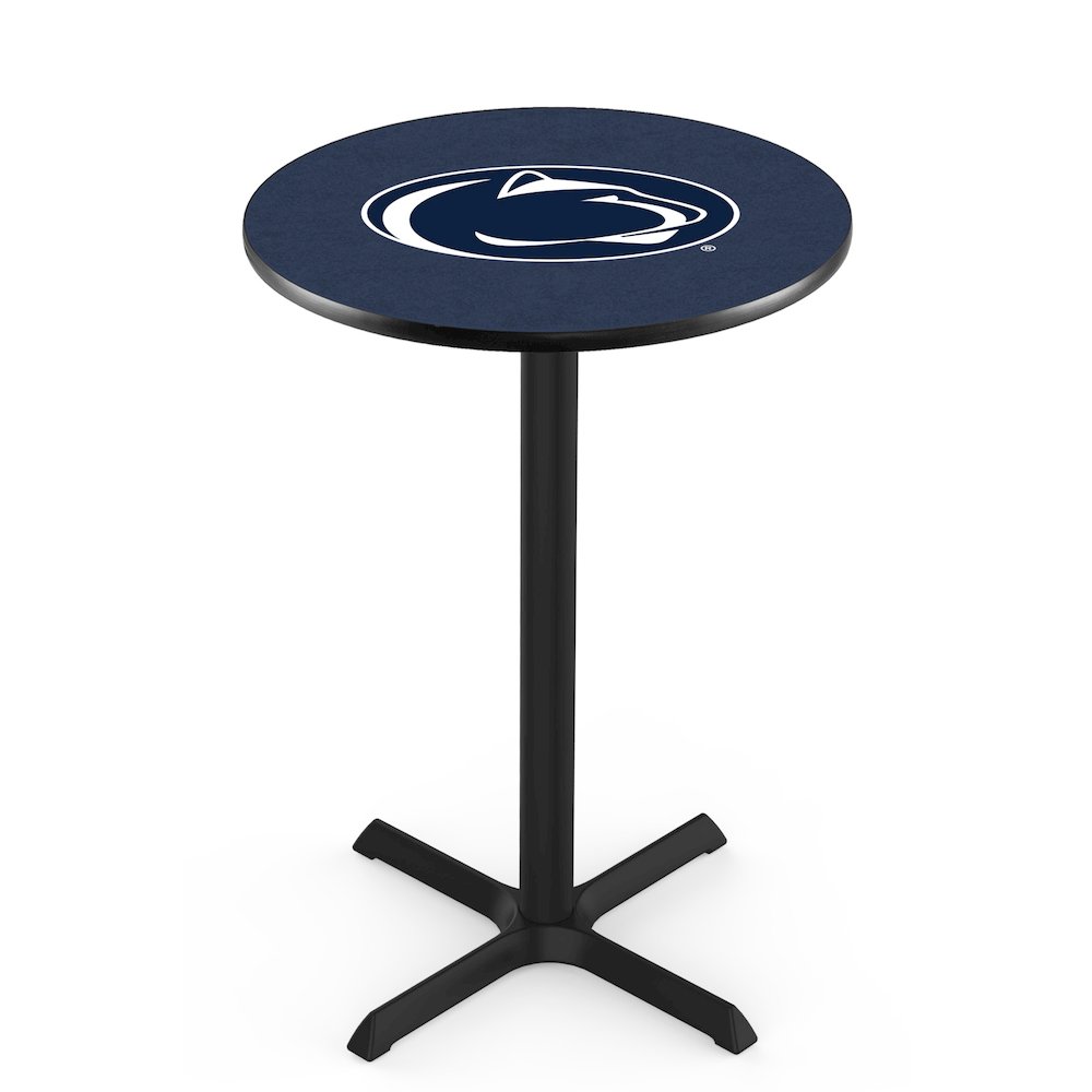 L211 Pennsylvania State University 36' Tall - 36' Top Pub Table w/ Black Wrinkle Finish