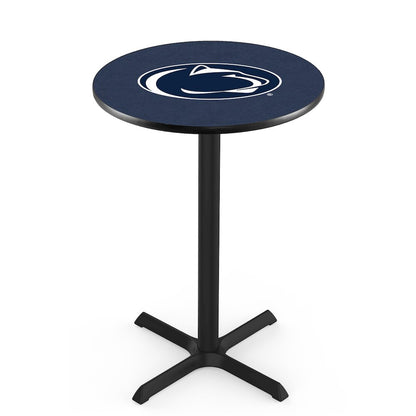 L211 Pennsylvania State University 36' Tall - 36' Top Pub Table w/ Black Wrinkle Finish