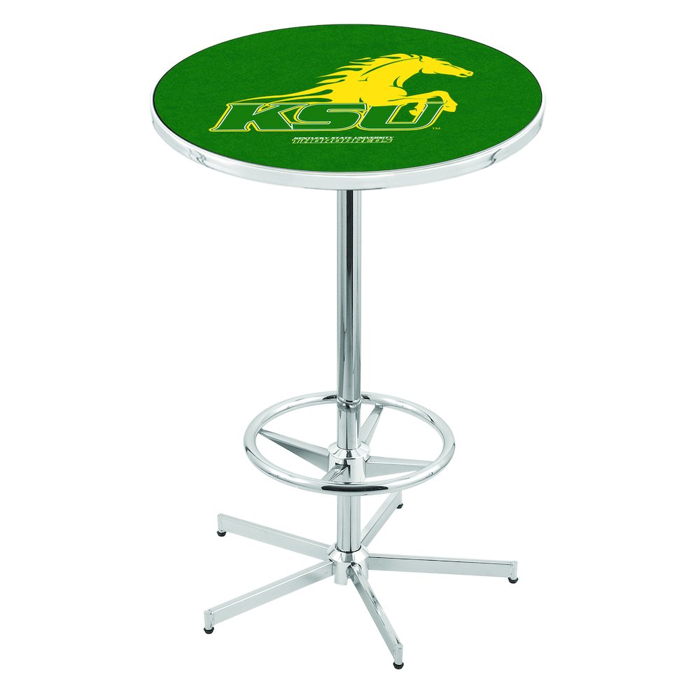 L216 Kentucky State University 42' Tall - 36' Top Pub Table w/ Chrome Finish