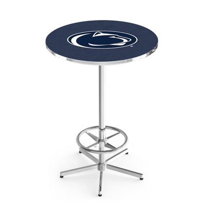 L216 Pennsylvania State University 42' Tall - 36' Top Pub Table w/ Chrome Finish