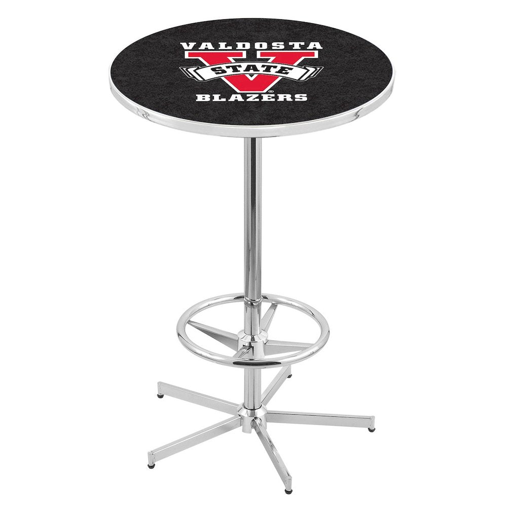 L216 Valdosta State University 42' Tall - 36' Top Pub Table w/ Chrome Finish