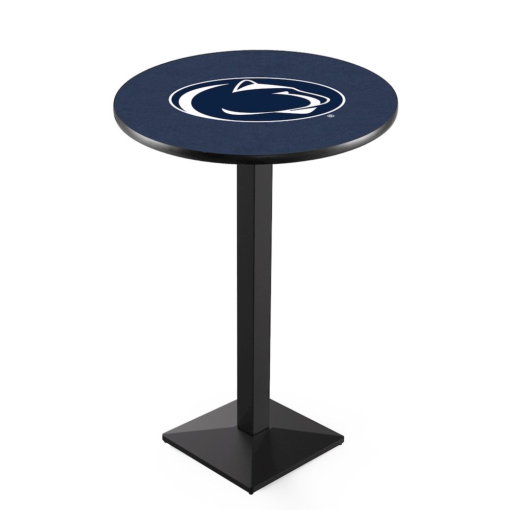 L217 Pennsylvania State University 36" Tall - 36" Top Pub Table with Black Wrinkle Finish