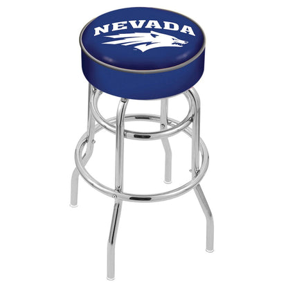 30" L7C1 - 4" Nevada Cushion Seat with Double-Ring Chrome Base Swivel Bar Stool by Holland Bar Stool Company