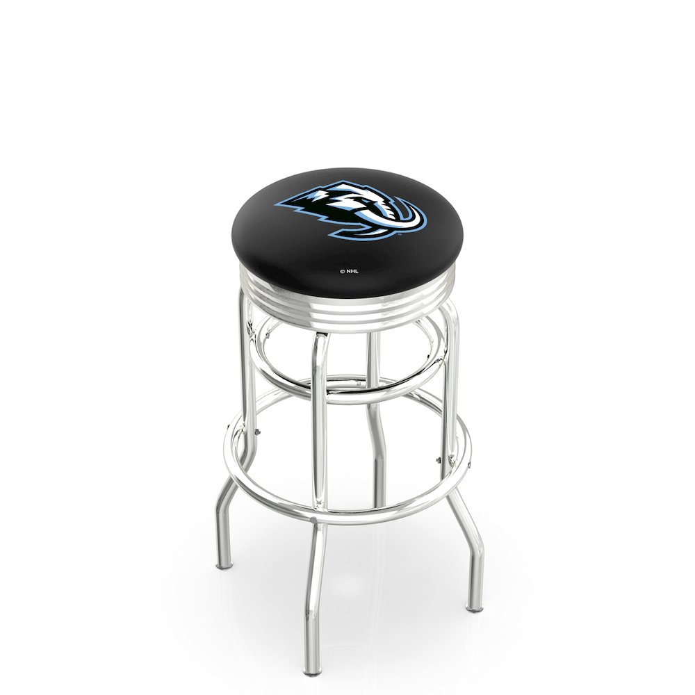 L7C3C Utah Mammoth 30" Double-Ring Swivel Bar Stool with Chrome Finish