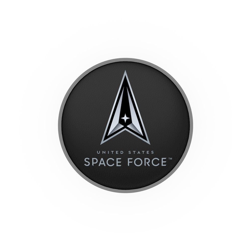 U.S. Space Force 30" Swivel Bar Stool with Black Wrinkle Finish