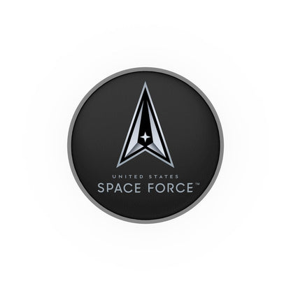 U.S. Space Force 30" Swivel Bar Stool with Black Wrinkle Finish