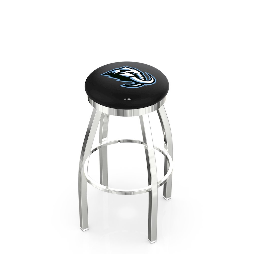 L8C2C Utah Mammoth 36" Extra Tall Swivel Bar Stool with Chrome Finish