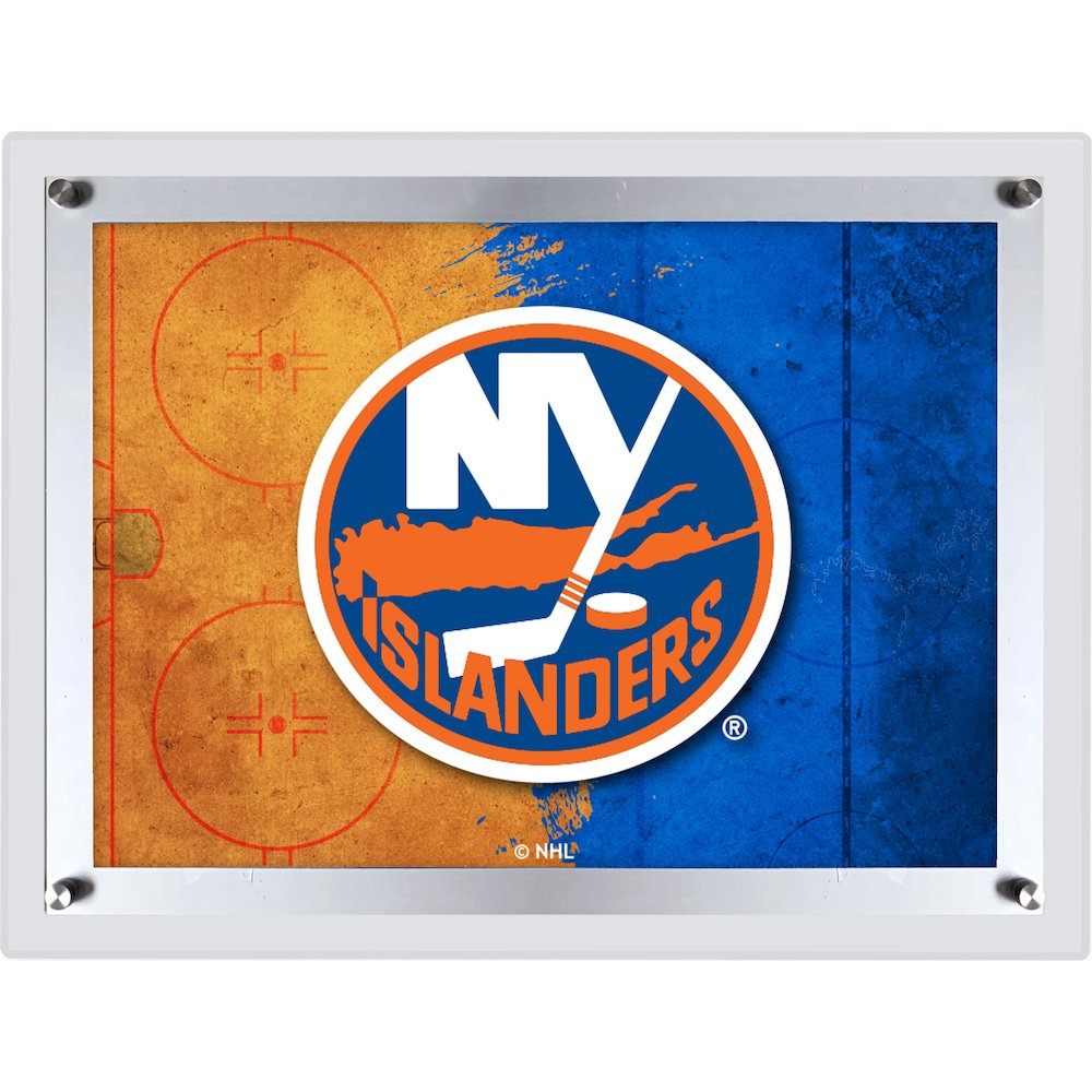 New York Islanders 14.5" x 12" Backlit LED Sign
