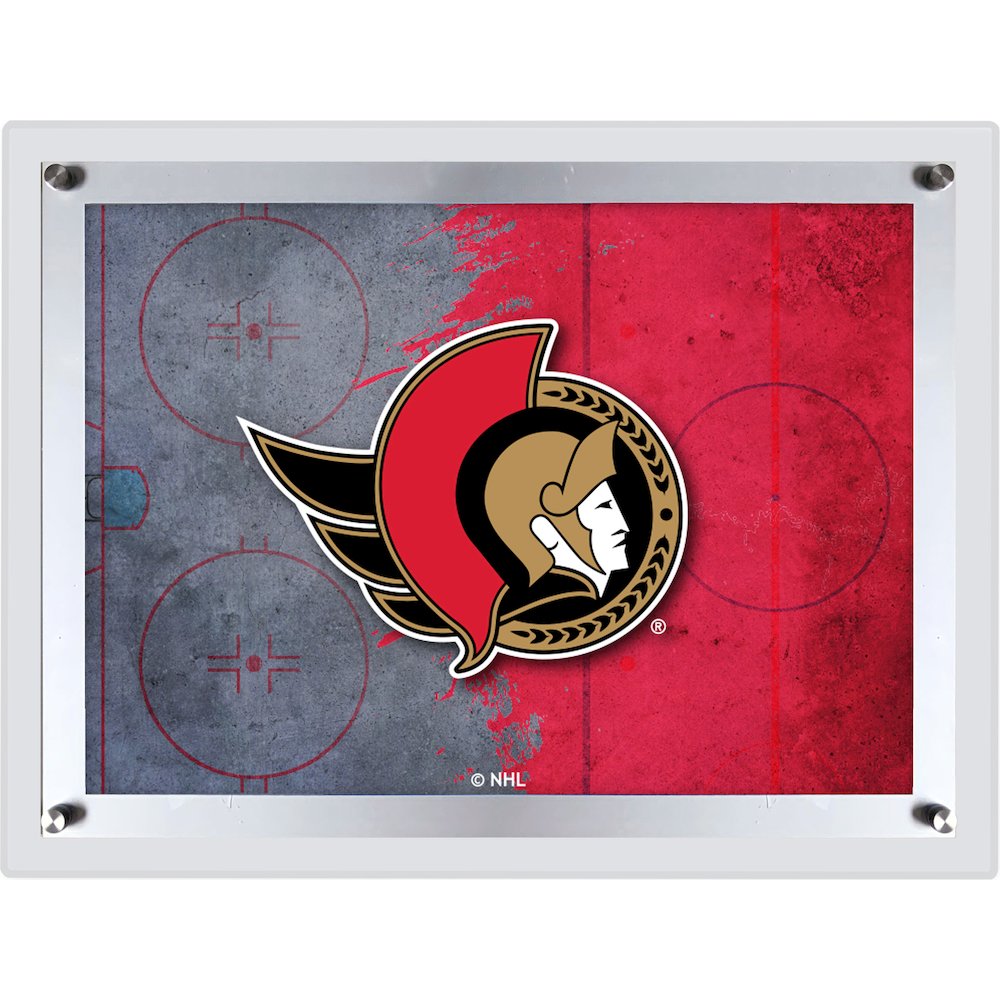 Ottawa Senators 14.5" x 12" Backlit LED Sign