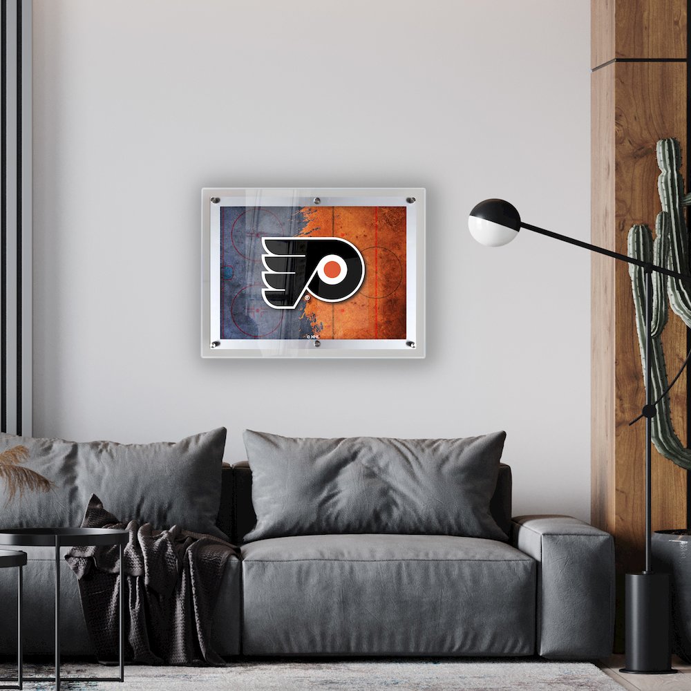 Philadelphia Flyers 14.5" x 12" Backlit LED Sign