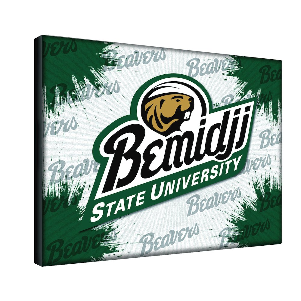 Bmidji State 24" x 32" Officially Licensed Logo Canvas
