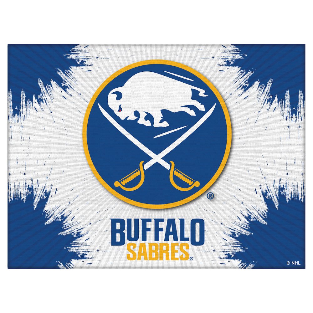 Buffalo Sabres 24" x 32" Officially Licensed Logo Canvas