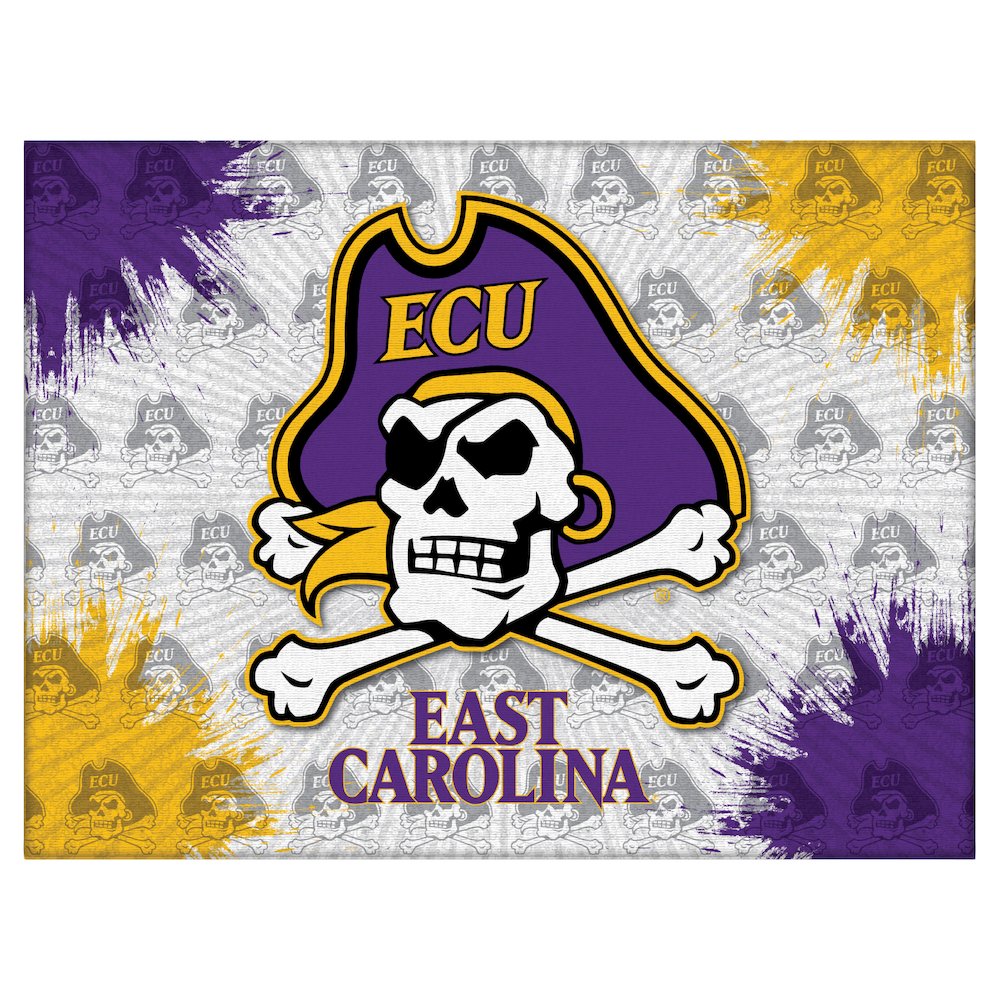 East Carolina 24" x 32" Officially Licensed Logo Canvas