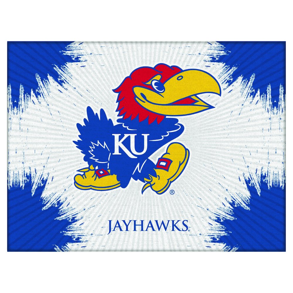 Kansas 24" x 32" Officially Licensed Logo Canvas