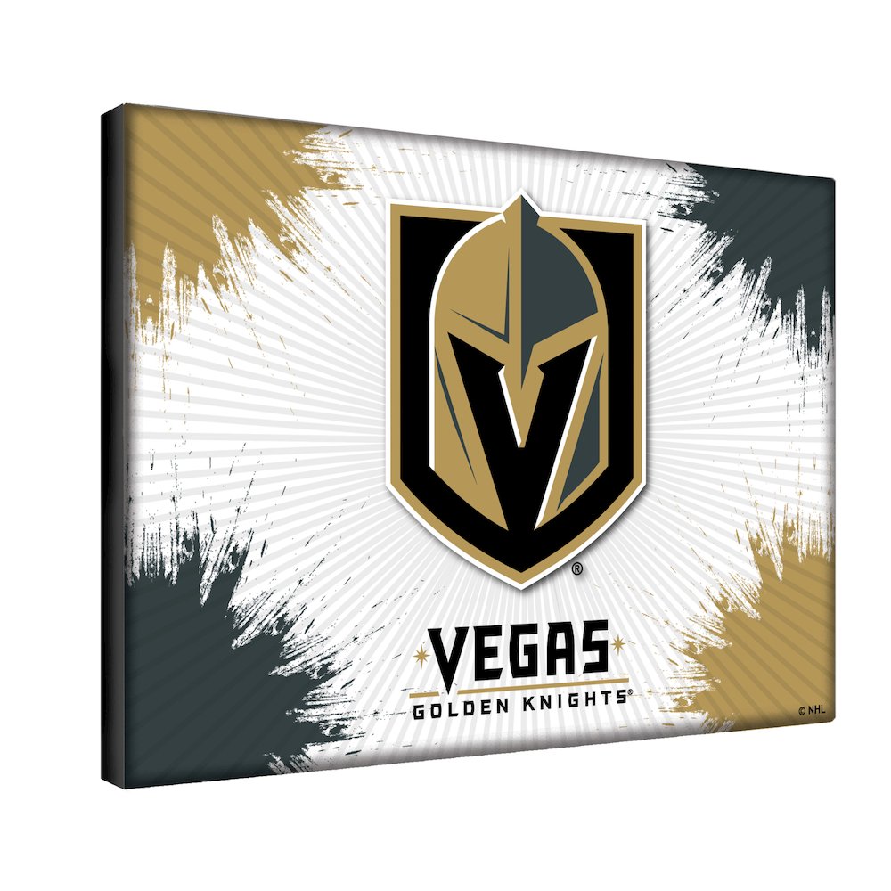 Vegas Golden Knights 24" x 32" Officially Licensed Logo Canvas